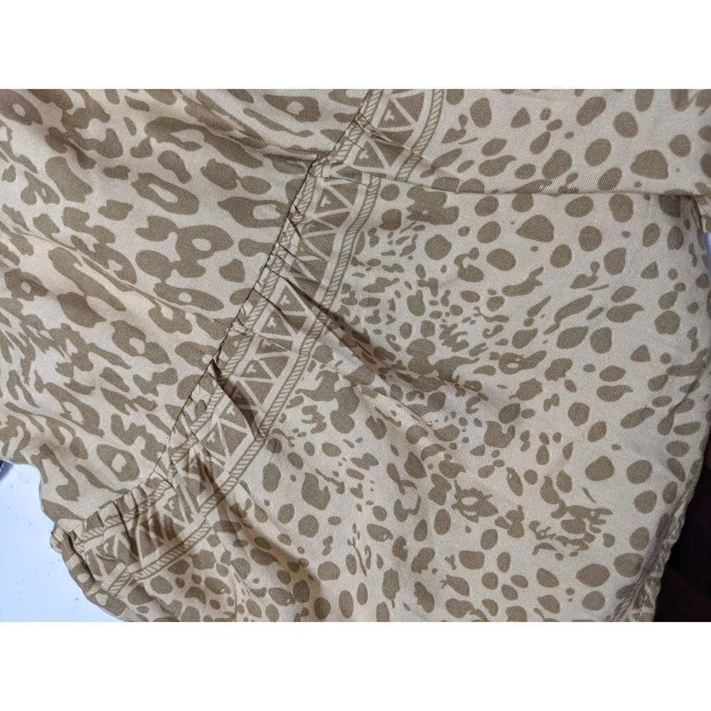 Leopard Print Off Shoulder Dress - Picture 8 of 15